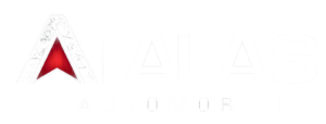 logo atalas automobile weiß